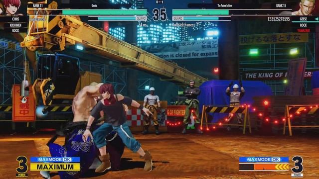 The King Of The fighters 15 Ranked Games "TEAM COOL GUYS" смотреть онлайн