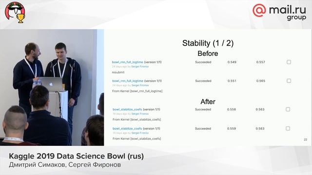Как пережить шейкап (Kaggle 2019 Data Science Bowl) — Дмитрий Симаков, Сергей Фиронов смотреть онлайн