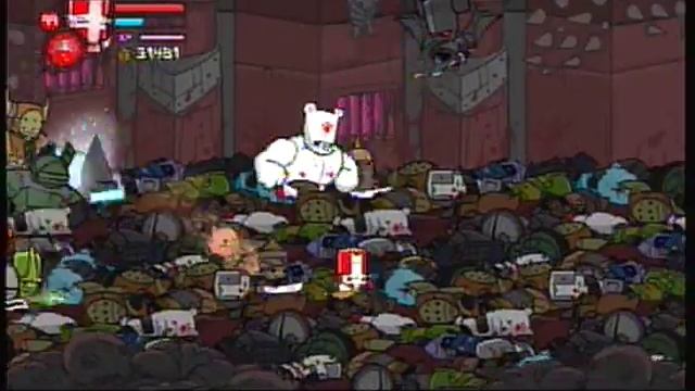 Castle Crashers Insane Solo Necromancer with Red Knight смотреть онлайн