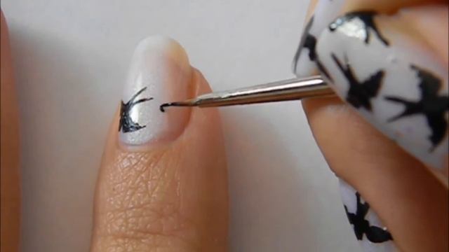 Nail art - Imprimé Hirondelle смотреть онлайн