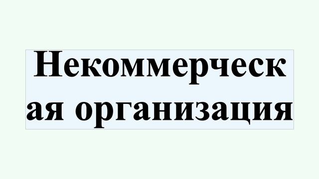 Некоммерческая организация смотреть онлайн