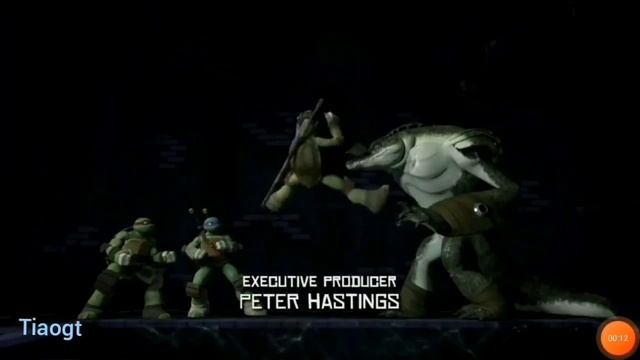 TMMT Leatherhead Grabbing Donnie's Face Moments смотреть онлайн