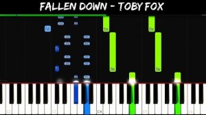 Fallen Down - Toby Fox [Piano Tutorial] | SHEET MUSIC + MIDI ?