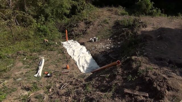 г.Сочи, с. Ермоловка. Поле фильтрации, обзор работы септика смотреть онлайн
