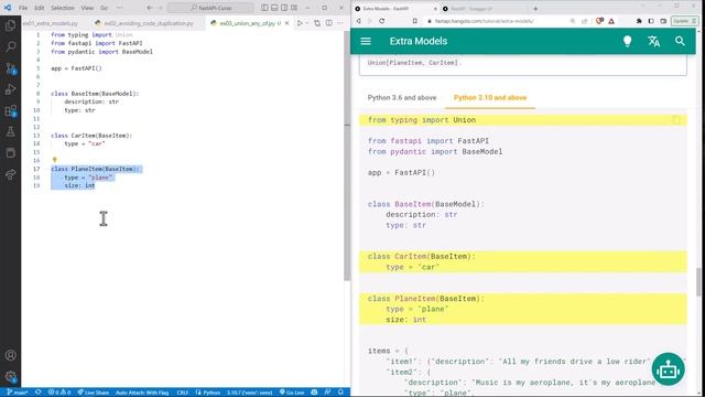 FastAPI Curso: 97 Retornar Diferentes Tipos de Objetos en response_model con Union смотреть онлайн