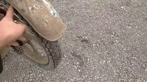 Проколол колесо. Что делать? Клею утюгом.