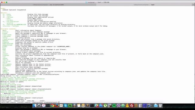 Php Composer Tutorial - 11 Common composer commands part 8 composer create project смотреть онлайн