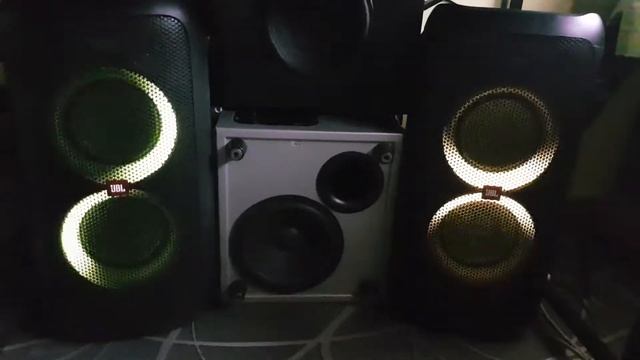 2 Jbl partybox 100 AC mode BASS TEST!! INSANE смотреть онлайн