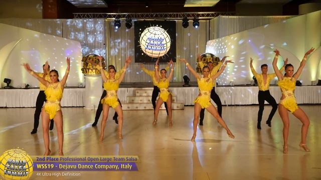 WSS19 - Dejavu Dance Company Pro Open Large Team Salsa 2nd Place смотреть онлайн