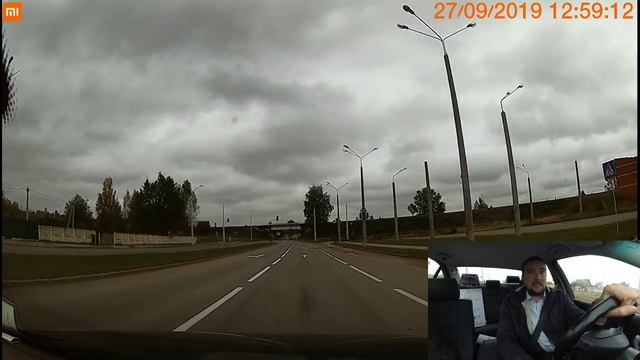 Две полосы превращаются в одну. Что делать? смотреть онлайн