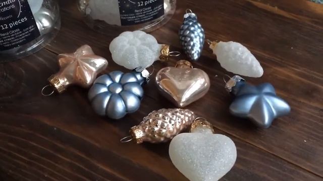 Набор стеклянных ёлочных украшений ДЕЛЮКС-МИНИ - ЗИМНЕЕ НЕБО, 12 шт. 015036 смотреть онлайн