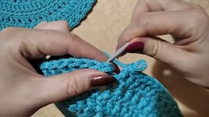 Мастер-класс салфетки из шнура, крючком.