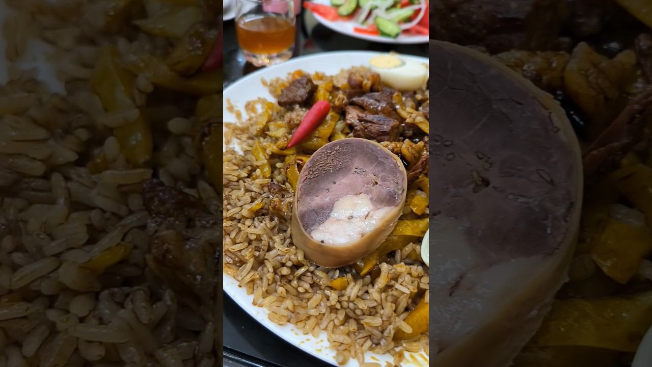 Samarqand Osh | Самаркандский Плов на масле зигир из риса Аланга + пай в ISHTIXON ZIG’IR OSH смотреть онлайн