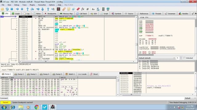 #7 Intro to Analysing Malware Using x32dbg смотреть онлайн