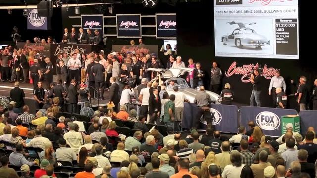 1955 Mercedes-Benz 300SL Gullwing Sells At Barrett-Jackson Scottsdale 2014