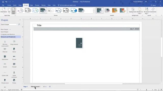 Visio 2019 How to add a border смотреть онлайн
