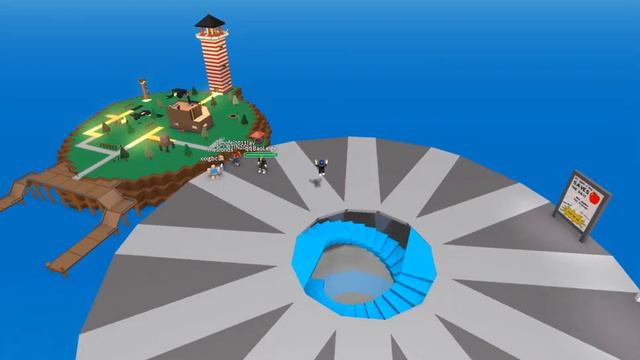 Выживаю на острове с вулканом и разное другое в Natural Disaster Survival смотреть онлайн