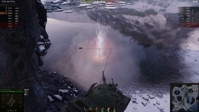 World of Tanks 1.0 Snow Map On GeForce GTX 645 смотреть онлайн