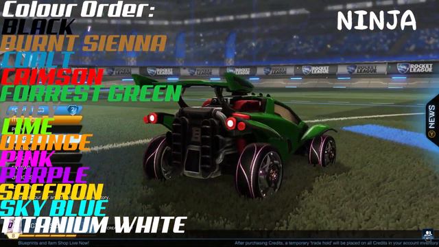 EVERY PAINTED STREAM REWARD ROCKET LEAGUE смотреть онлайн