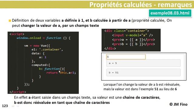VueJS 08.02 Prop calculee exemple 0803 04 05 смотреть онлайн
