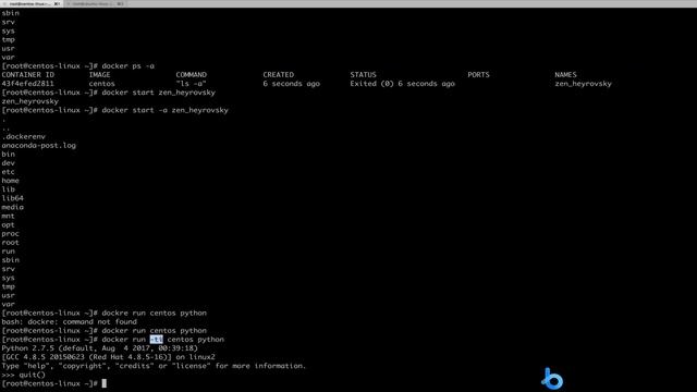 11 Docker生命周期管理之容器创建并启动docker run смотреть онлайн