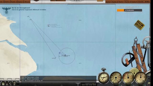 Silent Hunter III | GWX Onealex Edition v 1.51 | U-52 Новые горизонты - Часть 10 смотреть онлайн