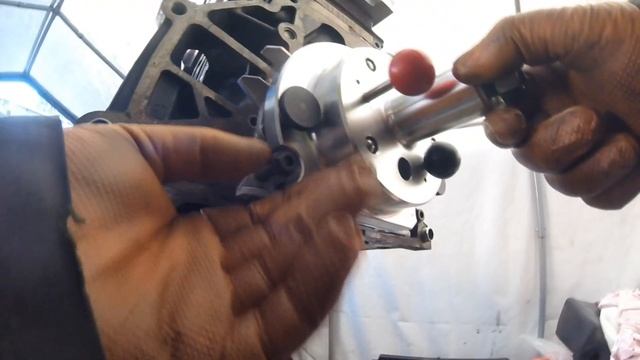 How to install VW crankshaft oil seal / Как установить сальник коленвала VW смотреть онлайн