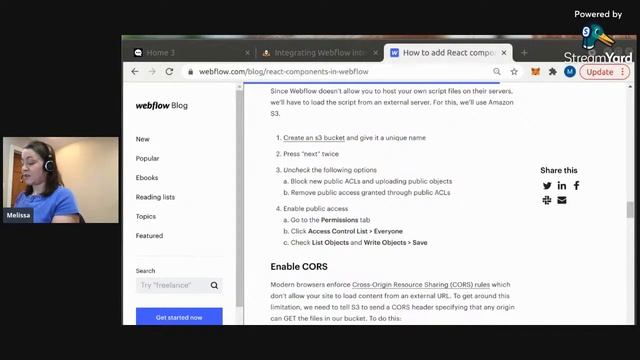 Live coding -- Injecting React component in static site смотреть онлайн