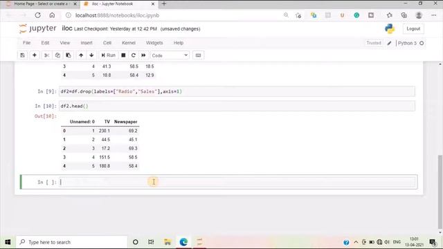 How to Delete Row and columns in Pandas Dataframe in Hindi - Tutorial camp смотреть онлайн
