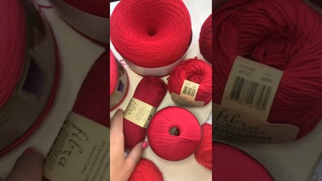Обзор пряжи КРАСНЫЙ смотреть онлайн