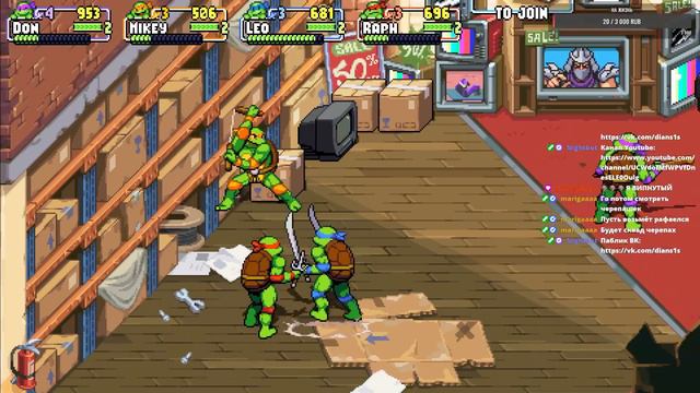 ПРОХОЖДЕНИЕ ЧЕРЕПАШЕК | Teenage Mutant Ninja Turtles: Shredder's Revenge #10 #tmnt #shreddersreveng смотреть онлайн