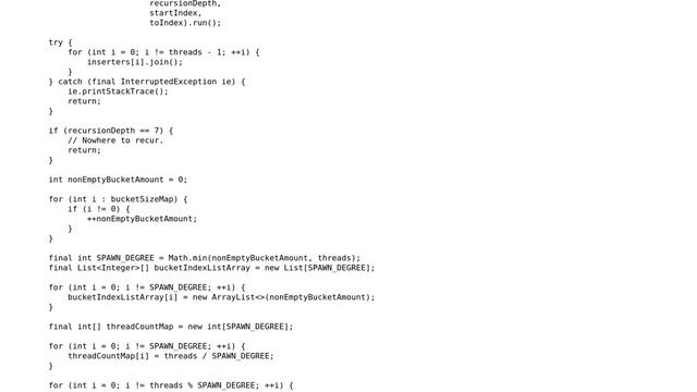 Parallel MSD radix sort in Java смотреть онлайн