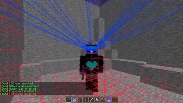Minecraft - Sun Client 1.8.9 - 1.8.x Minecraft Hacked Client - WiZARD HAX