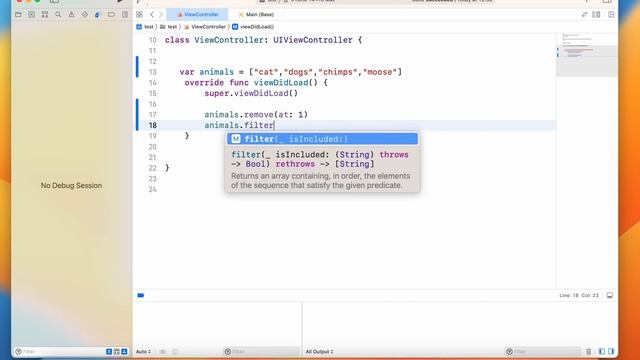 How to remove an element from a Swift Array in Xcode смотреть онлайн