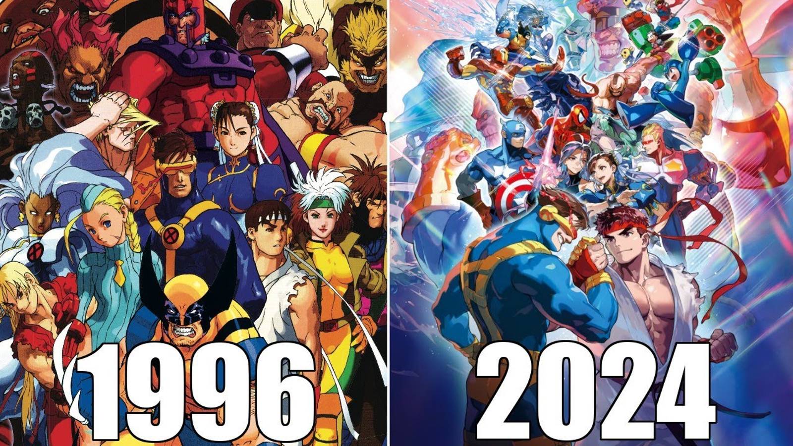 Эволюция серии игр Marvel vs. Capcom [1996-2024] смотреть онлайн
