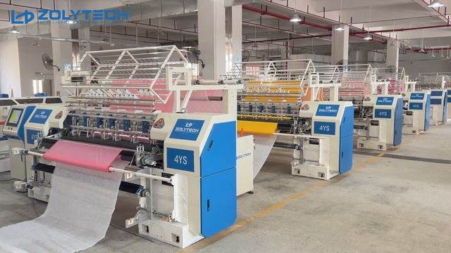 ZLT-YS64 Computerized Lock Stitch Multi-needle Quilting Machine смотреть онлайн