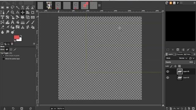 How to make collage in GIMP | Square shaped collage смотреть онлайн