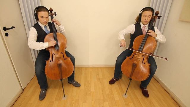 LE CYGNE Saint-Saëns The Swan Cello Duet in C Major смотреть онлайн