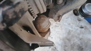 Замена шаровой опоры, мазда мпв