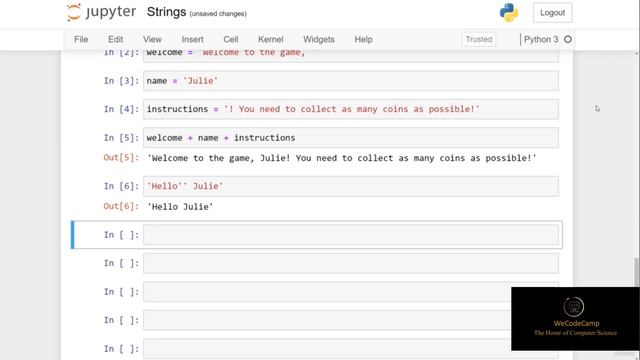 Python String Part 2 смотреть онлайн
