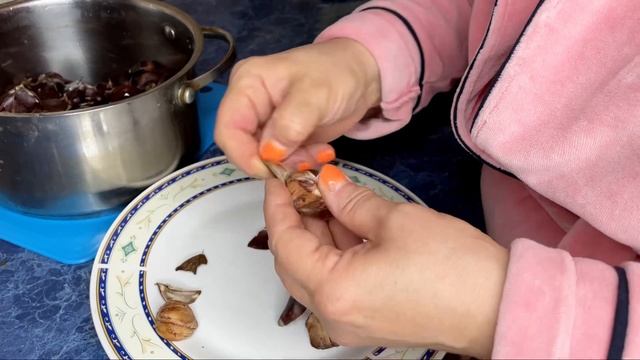 Как варить КАШТАНЫ как готовить каштаны съедобный каштан как жарить ЗАГОТОВКА КАШТАНОВ НА ЗИМУ