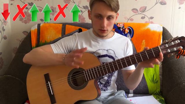 БОЙ 6 🎸— САМЫЙ ЛЕГКИЙ БОЙ на ГИТАРЕ I Бой шестерка на гитаре смотреть онлайн