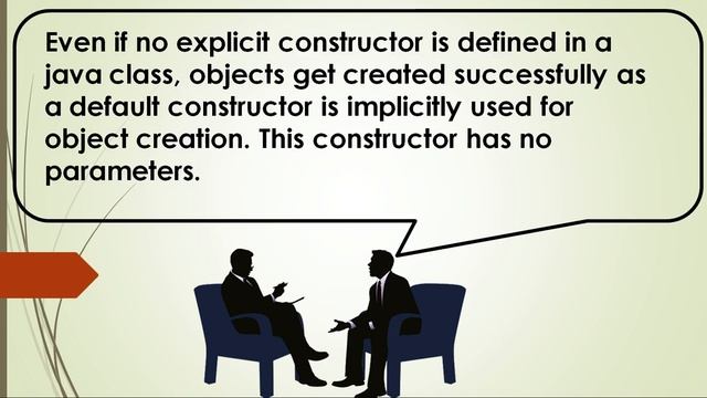 How objects of a class are created if no constructor is defined in the class смотреть онлайн