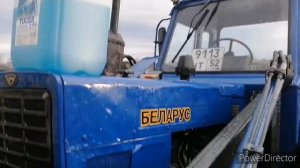 Поставил термостат, залил тосол. МТЗ-82 к зиме готов.