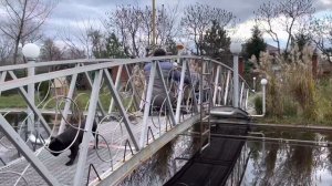 Очистка пруда при помощи фекального насоса...