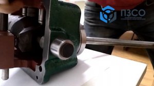 Работа механизма переключения подач фрезерного станка