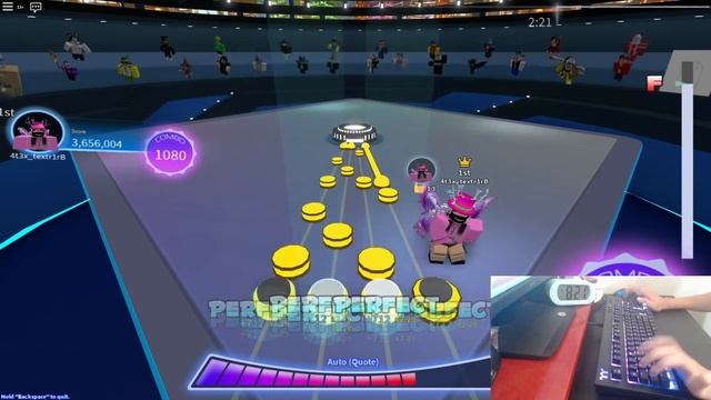 (New Longest Song / My First 7 million score) Roblox RoBeats - Bad Apple (Hard) [34] A+ / 96.89% смотреть онлайн