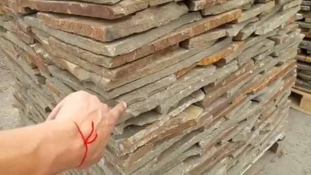 Серо зелёный песчаник фисташка 2см