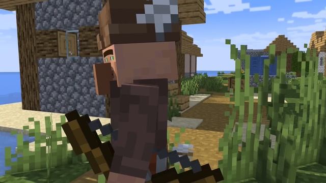 Villager Fight Back - Minecraft Animation смотреть онлайн