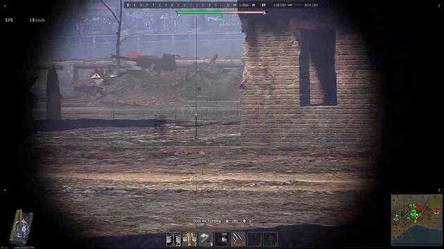Gameplay on the Port Novorossiysk map (conquest #2; west side) ◄ WAR THUNDER ► смотреть онлайн